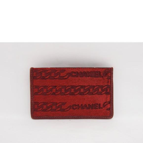 Chanel Leather Case Black Coin Cocomark Haraco - Picture 1 of 9